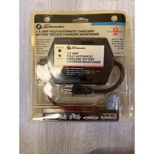Schumacher NEW ONBOARD 12V 1.5 AMP BATTERY Tender Charger SE 112S Marine Boat